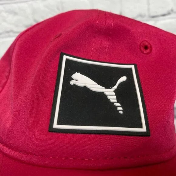 Puma Hat Cap Women Strap Back Pink Running Athletic Gym Workout Fitness Ladies - Picture 6 of 7